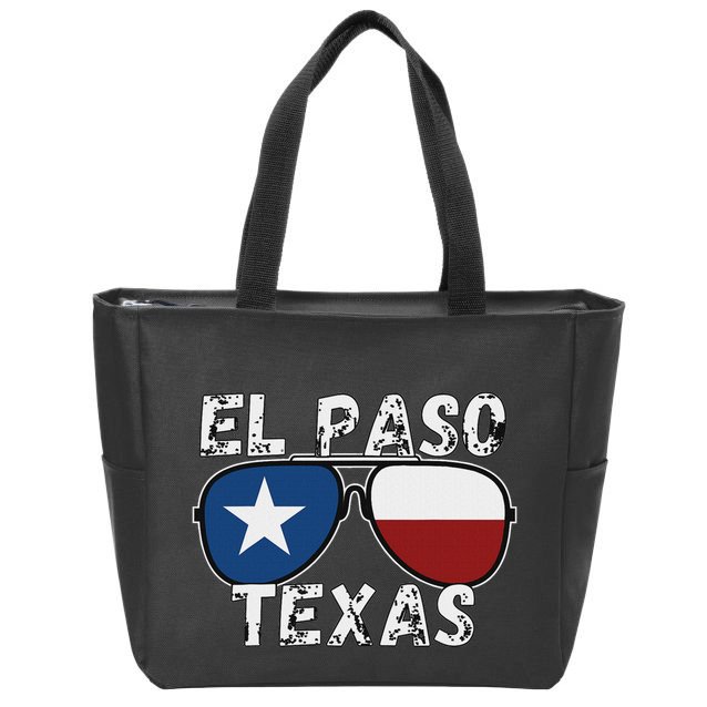 El Paso Tx El Paso Souvenirs Zip Tote Bag