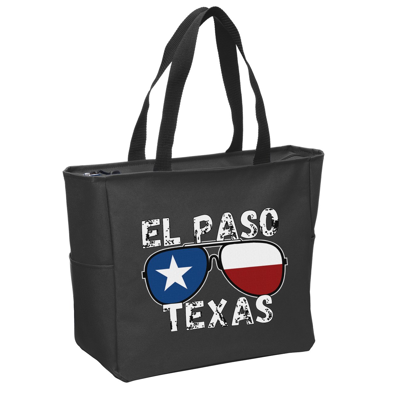 El Paso Tx El Paso Souvenirs Zip Tote Bag