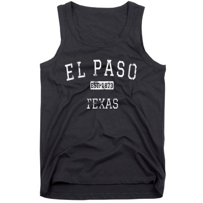 El Paso Texas Tx Vintage Tank Top