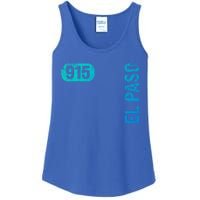 El Paso Texas 915 Area Code Vintage Retro Gift Ladies Essential Tank