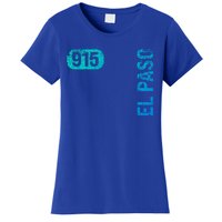 El Paso Texas 915 Area Code Vintage Retro Gift Women's T-Shirt