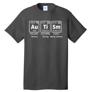 Elements Periodic Table Asd Autism Awareness Gift Tall T-Shirt