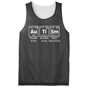 Elements Periodic Table Asd Autism Awareness Gift Mesh Reversible Basketball Jersey Tank