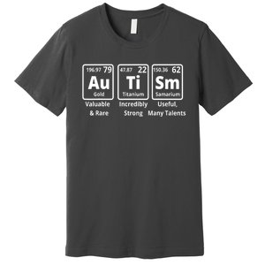 Elements Periodic Table Asd Autism Awareness Gift Premium T-Shirt