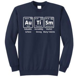 Elements Periodic Table Asd Autism Awareness Gift Sweatshirt