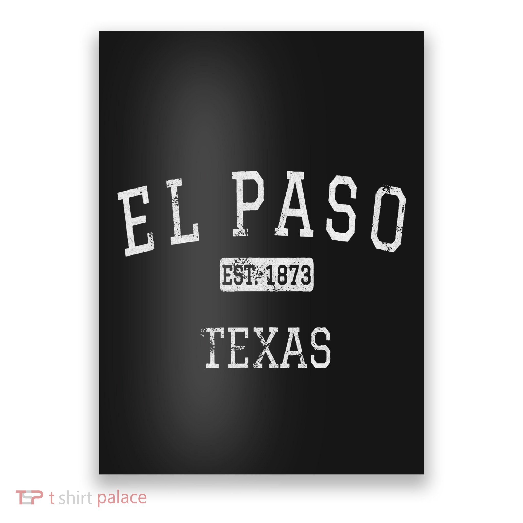 El Paso Texas Vintage Poster