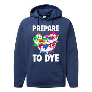 Easter Prepare To Dye Easter Day Performance Fleece Hoodie