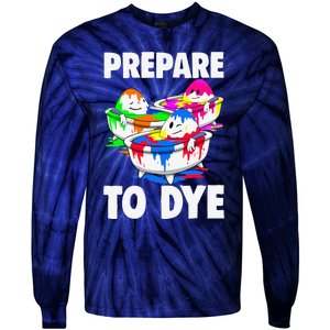 Easter Prepare To Dye Easter Day Tie-Dye Long Sleeve Shirt