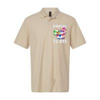 Easter Prepare To Dye Easter Day Softstyle Adult Sport Polo