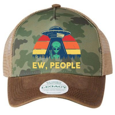 Ew People  Ufo Alien Costume Legacy Tie Dye Trucker Hat