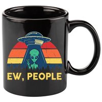 Ew People  Ufo Alien Costume 11oz C Handle Ceramic Mug