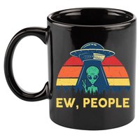 Ew People  Ufo Alien Costume 11oz C Handle Ceramic Mug