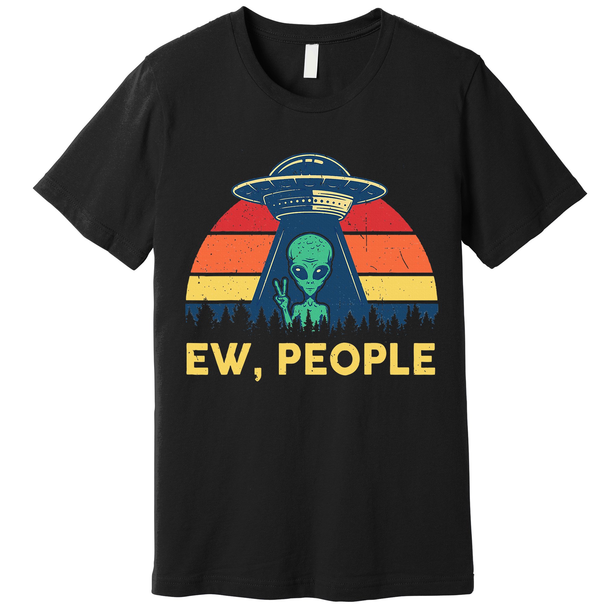 Ew People  Ufo Alien Costume Premium T-Shirt
