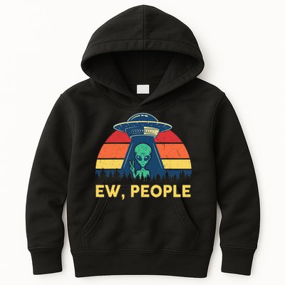 Ew People  Ufo Alien Costume Kids Hoodie