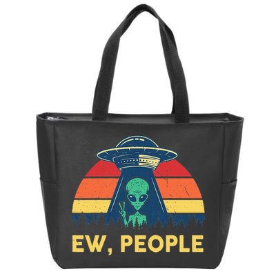 Ew People  Ufo Alien Costume Zip Tote Bag