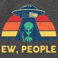 Ew People  Ufo Alien Costume Vector Backpack