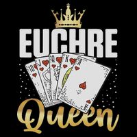 Euchre Queen Euchre Game 16 in Basic Backpack