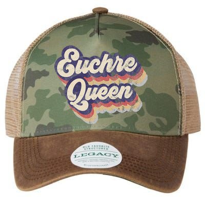 Euchre Queen Euchre Card Game Player Vintage Euchre Legacy Tie Dye Trucker Hat