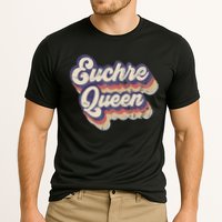 Euchre Queen Euchre Card Game Player Vintage Euchre Performance Shirt