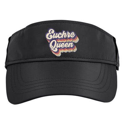 Euchre Queen Euchre Card Game Player Vintage Euchre Adult Drive Performance Visor