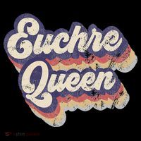 Euchre Queen Euchre Card Game Player Vintage Euchre Bucket Hat