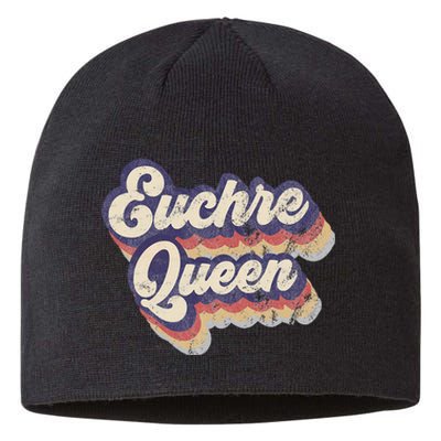 Euchre Queen Euchre Card Game Player Vintage Euchre Sustainable Beanie