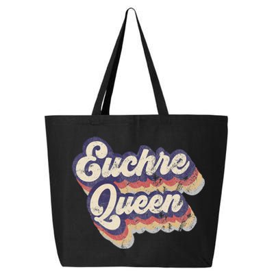 Euchre Queen Euchre Card Game Player Vintage Euchre 25L Jumbo Tote