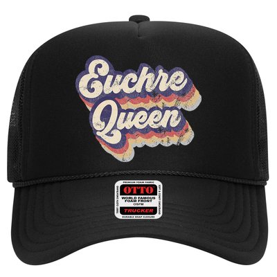 Euchre Queen Euchre Card Game Player Vintage Euchre Trucker Hat