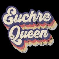 Euchre Queen Euchre Card Game Player Vintage Euchre Tank Top