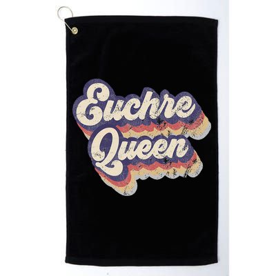 Euchre Queen Euchre Card Game Player Vintage Euchre Golf Towel