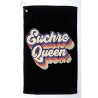 Euchre Queen Euchre Card Game Player Vintage Euchre Golf Towel