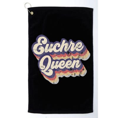 Euchre Queen Euchre Card Game Player Vintage Euchre Platinum Collection Golf Towel