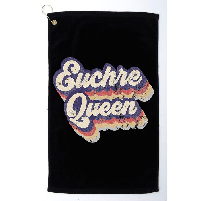 Euchre Queen Euchre Card Game Player Vintage Euchre Golf Towel