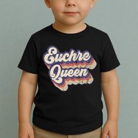 Euchre Queen Euchre Card Game Player Vintage Euchre Toddler T-Shirt