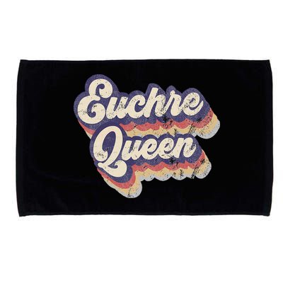 Euchre Queen Euchre Card Game Player Vintage Euchre Microfiber Hand Towel
