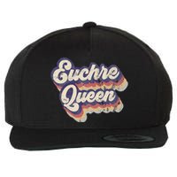 Euchre Queen Euchre Card Game Player Vintage Euchre Wool Snapback Cap