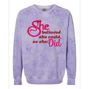 Empowert Quote Gift Colorblast Crewneck Sweatshirt