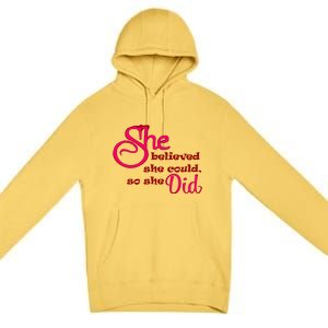 Empowert Quote Gift Premium Pullover Hoodie