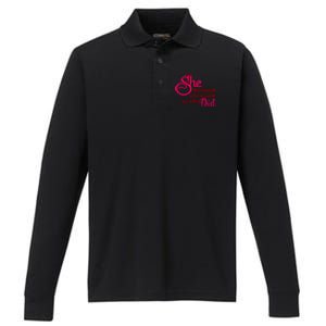 Empowert Quote Gift Performance Long Sleeve Polo