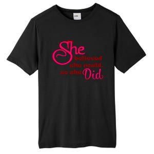 Empowert Quote Gift Tall Fusion ChromaSoft Performance T-Shirt