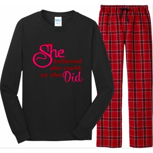 Empowert Quote Gift Long Sleeve Pajama Set