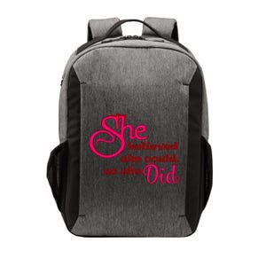 Empowert Quote Gift Vector Backpack