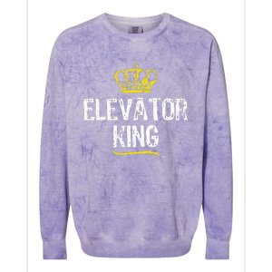 Elevator Queen Girl Mechanic Funny Cool Cute Gift Colorblast Crewneck Sweatshirt