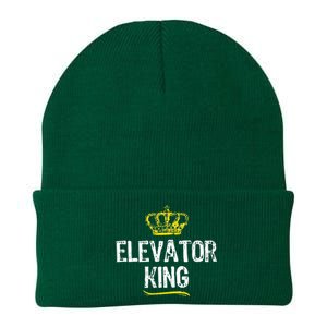 Elevator Queen Girl Mechanic Funny Cool Cute Gift Knit Cap Winter Beanie