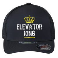 Elevator Queen Girl Mechanic Funny Cool Cute Gift Flexfit Unipanel Trucker Cap