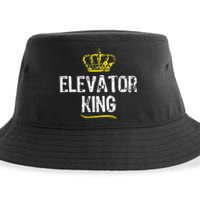 Elevator Queen Girl Mechanic Funny Cool Cute Gift Sustainable Bucket Hat