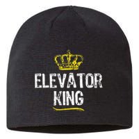 Elevator Queen Girl Mechanic Funny Cool Cute Gift Sustainable Beanie