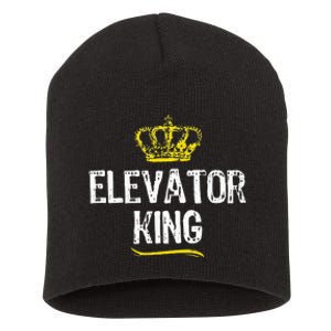 Elevator Queen Girl Mechanic Funny Cool Cute Gift Short Acrylic Beanie