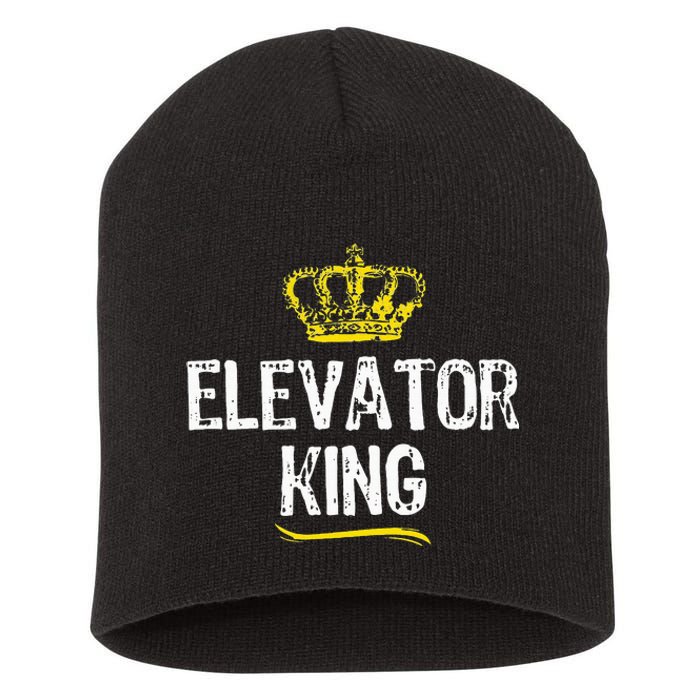 Elevator Queen Girl Mechanic Funny Cool Cute Gift Short Acrylic Beanie