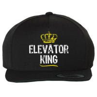 Elevator Queen Girl Mechanic Funny Cool Cute Gift Wool Snapback Cap